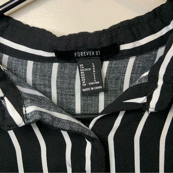 Striped Button Up Dress Shirt - Picture 4 of 4